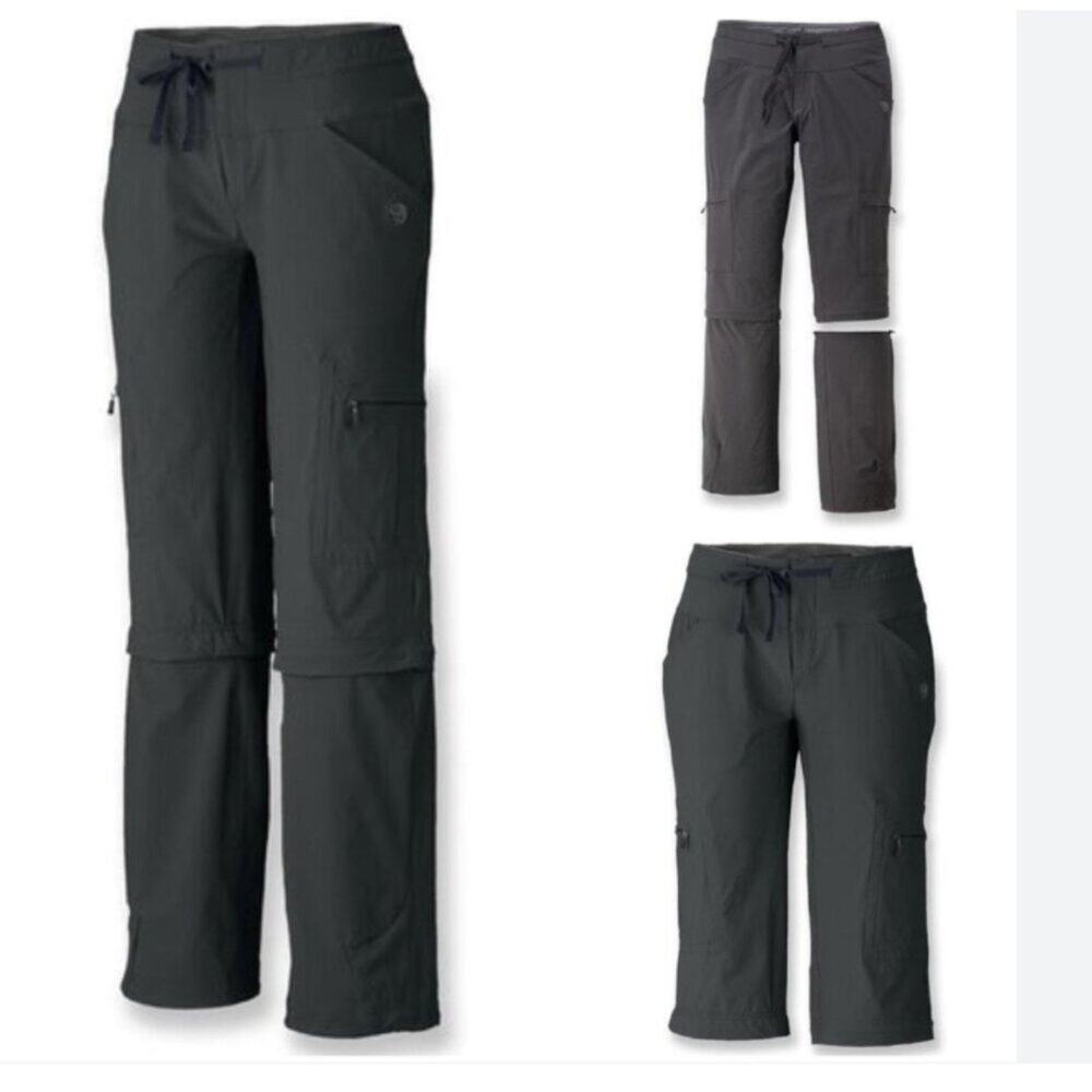 Mountain Hardwear Women's Black Yuma Convertible Pant size 14